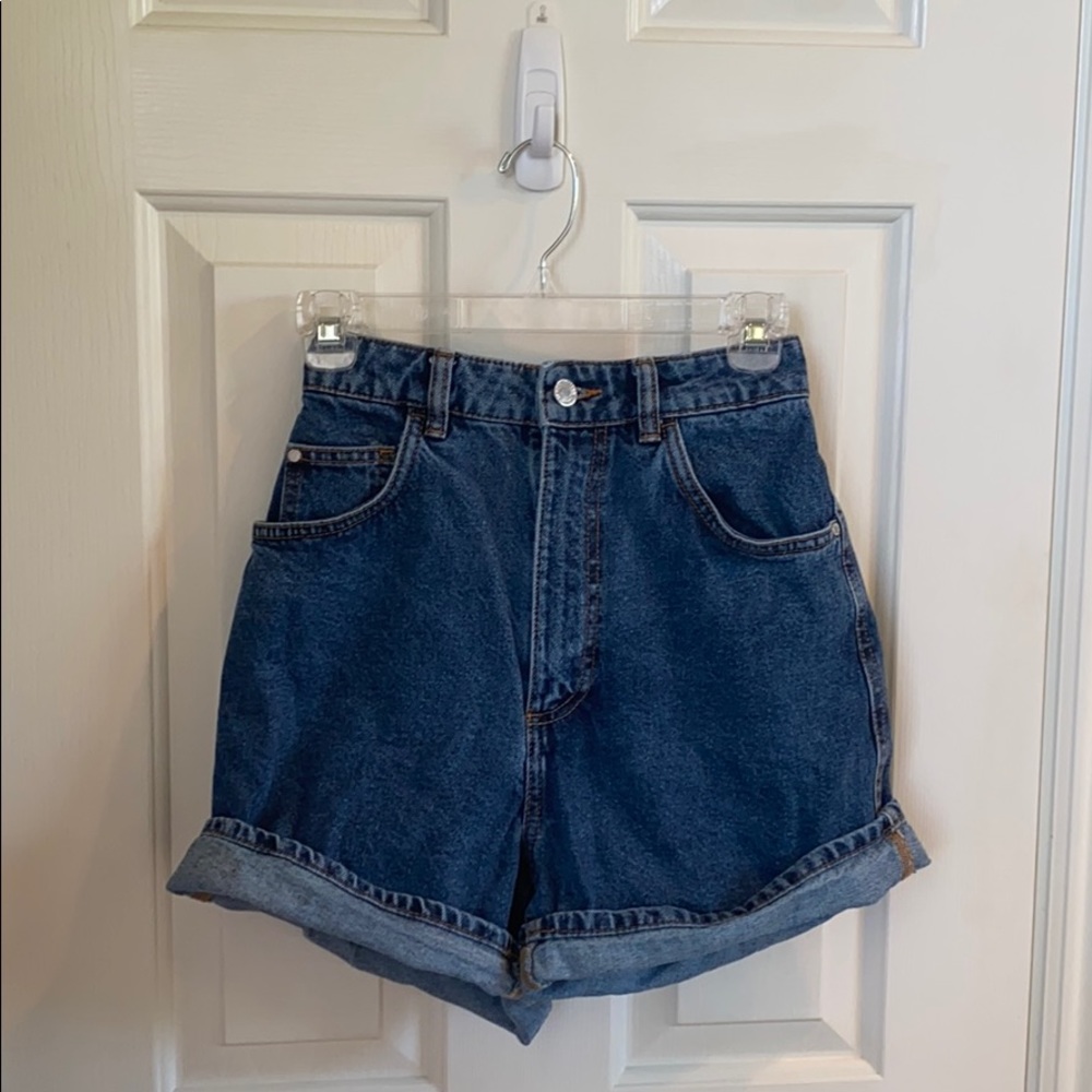 Zara TRF Denim High Waisted Shorts